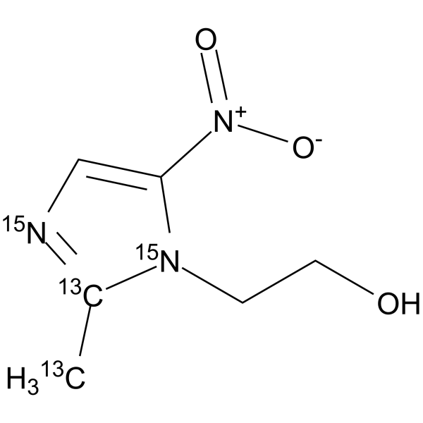 Metronidazole-13C2,15N2 (Metronidazole 13C2,15N2) 1173020-03-5